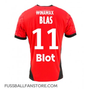 Stade Rennais Ludovic Blas #11 Replik Heimtrikot 2024-25 Kurzarm